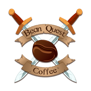Bean Quest Coffee Logo in the affiliate section of the Bean Quest coffee website